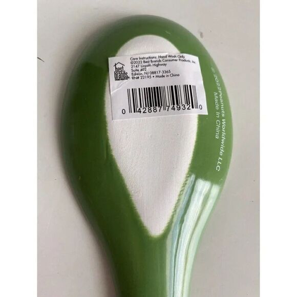 Peanuts Snoopy And Woodstock Christmas Santa Hat Spoon Rest Ceramic NEW - Picture 6 of 9